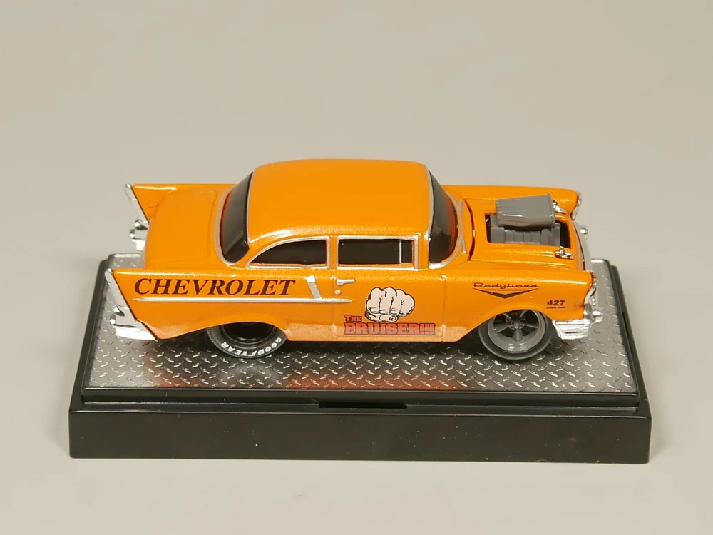 M2 1:64 1957 Chevrolet 150 бутик игрушечный автомобиль из сплава для детей Детские игрушки