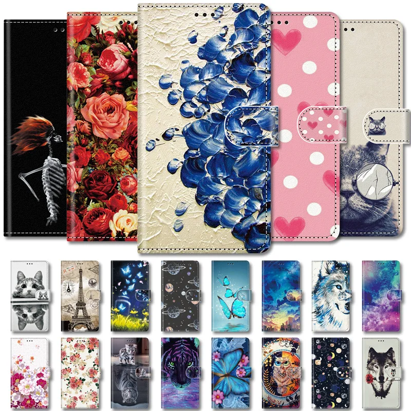 Магнитный кожаный чехол-книжка для Samsung Galaxy J7 J5 J3 2017 2016 J1 J8 J4 J6 Plus J2Pro Core 2018 с