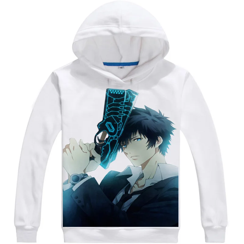 Psycho-Pass Kougami Shin'ya Косплей толстовки с принтом Tsunemori Akane аниме мужские капюшоном
