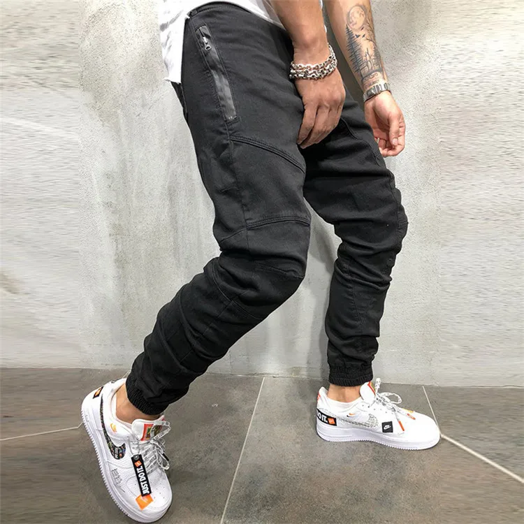 

Europe 4 Colors Men Sweatpants Autumn Winter Long Pencil Pants Aesthetic Casual Male Jogger Trousers Fitness Clothing Streetwear