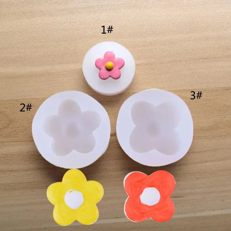 

3 Sizes Flower Resin Rose Flower Pendant Silicone Mold Epoxy Resin Casting Floral Mold Jewelry Making Art Crafts Tools