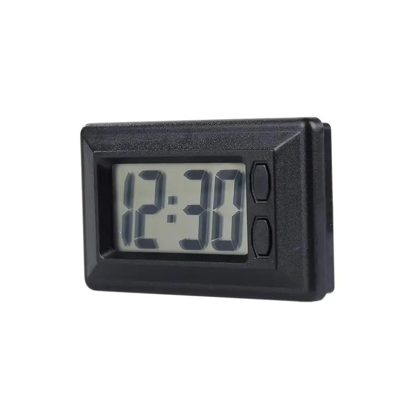 

Auto Digital Car Dashboard LCD Clock Time Date Display Self-Adhesive Bracket RO2 Multifunctional Mirror Clock Digital Alarm