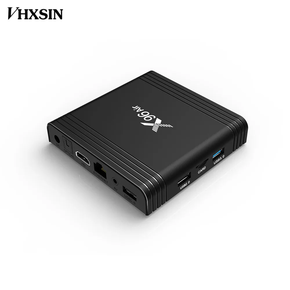 VHXSIN 5 шт. X96 Air Smart TV Box Android 9 0 Amlogic S905X3 4 ГБ 32 64 Tv X96Air 1080P 4K 60fps Set Top | Электроника