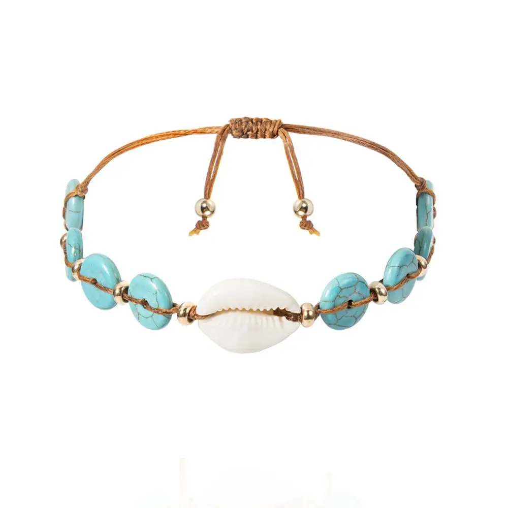 453461 AliExpress браслет из натурального Пука в виде ракушки boho модный пляжный Золотой корпус Каури браслеты seashell женские браслеты ювелирные изделия - Окраска металла: 453461