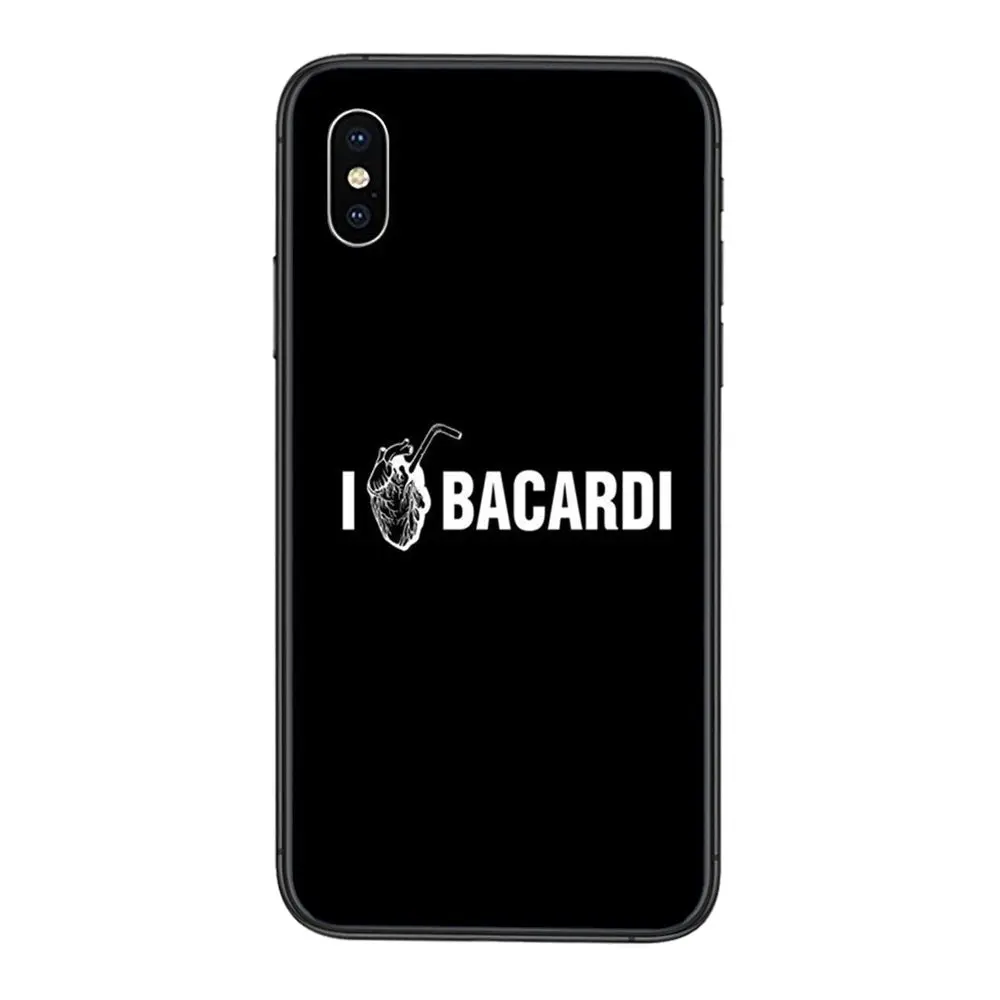 Сумки Bacardi Breezer с логотипом черный чехол силиконовый из ТПУ для Huawei P50 P40 P30 P20 P10 Lite E