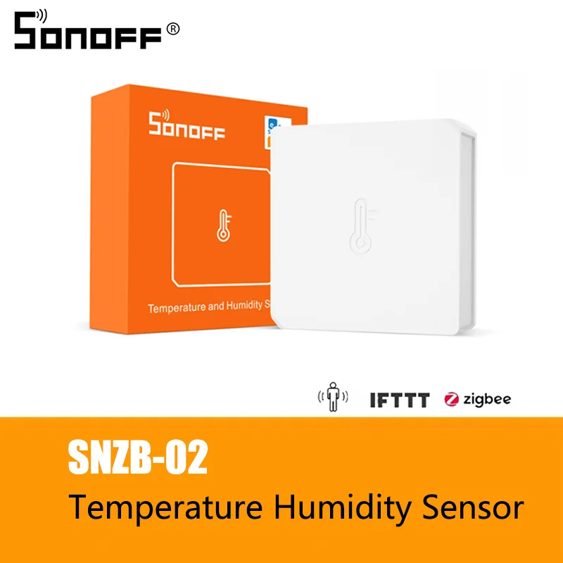 

SONOFF SNZB-02 ZigBee умный дом в реальном времени, обратная связь о температуре и влажности, работает с SONOFF ZigBee Bridge eWeLink App IFTTT