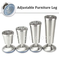 14 pcs adjustable furniture support legs with screws heavy duty metal furniture legs sofa cabinet wardrobe beds table legs