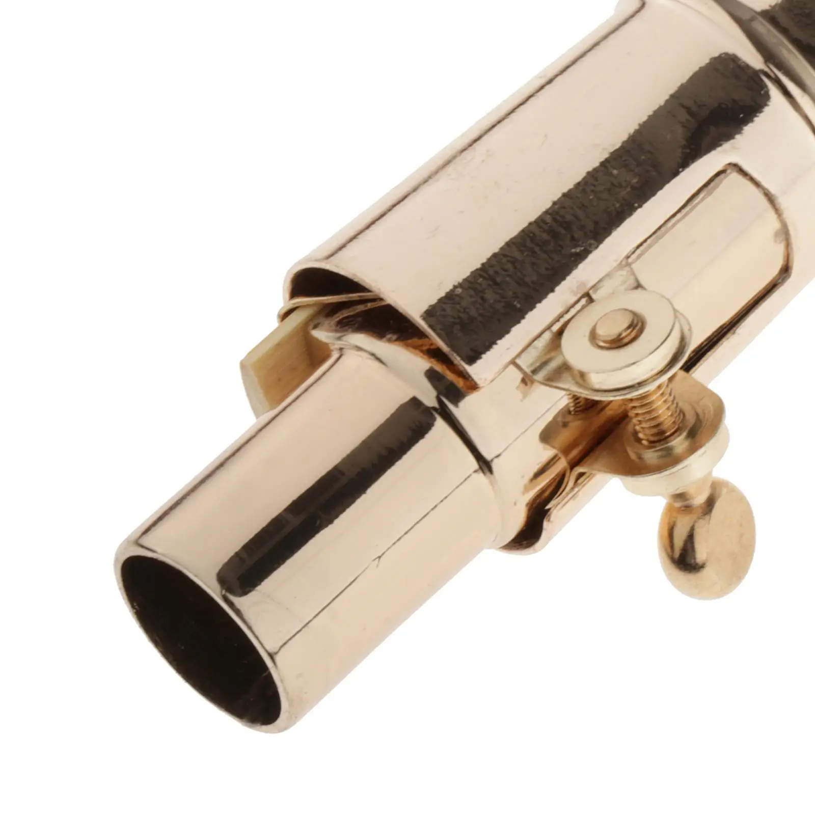 

Alto Saxophone Mouthpiece Gold Plated Sax Mouth Pieces Accessories 3.9x0.6"