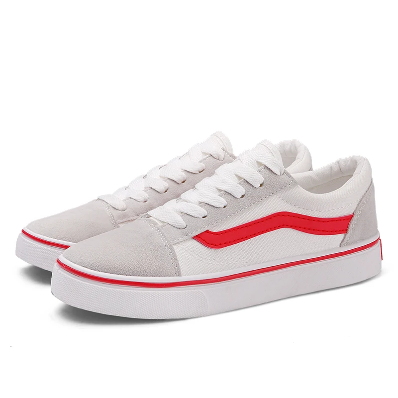 Кеды мужские на шнуровке Вулканизированная плоская подошва повседневная обувь