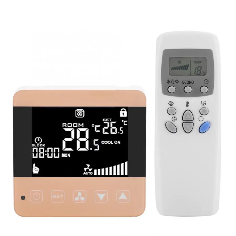 Интеллектуальный сетевой сенсорный экран центральный Кондиционер ЖК термостат