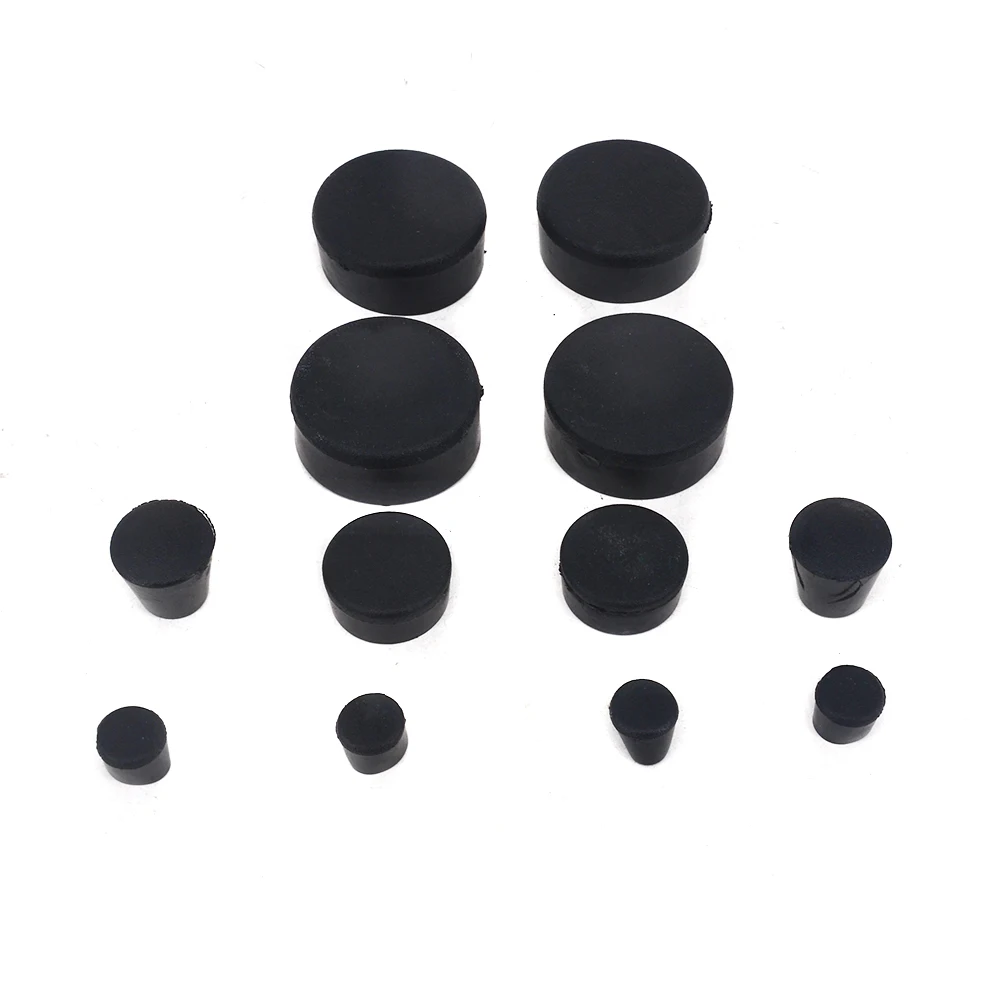 Мотоциклетный черный резиновый комплект обтекатель рама Заглушки для SUZUKI GSXR1000