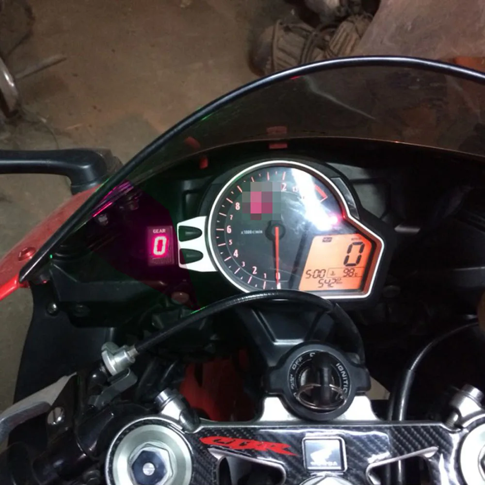 

ALCON-Racing Motorcycle Speed Gear Display Indicator 1-6 Level LED Ecu Plug Mount For Honda Harley Kawasaki Yamaha Suzuki