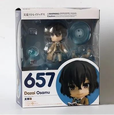 

10cm Anime Bungo Stray Dogs Figure Nakahara Chuya Figure 676# Dazai Osamu Nakajima Atsushi Figures 657# Action Figures Doll Toy