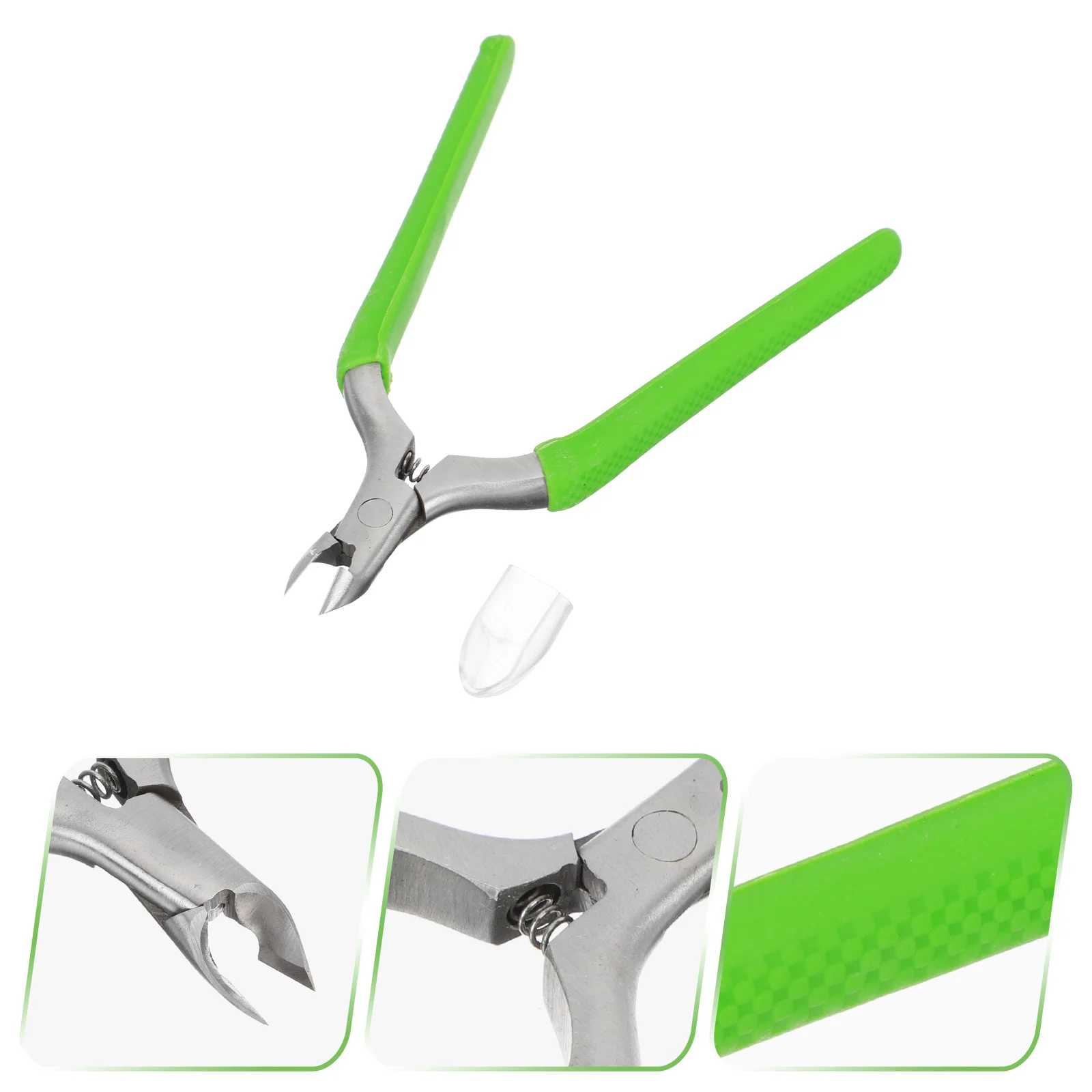 

Ножницы для удаления омертвевшей кожи, инструмент для обрезки ногтей, щипцы для кутикулы (зеленый)