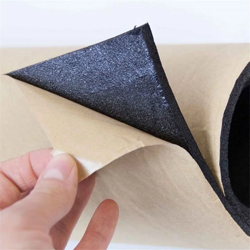 

Black Fire Wall Acoustic Car Dampening 50*30cm Sheet 9pcs Kit 6mm Sound Deadener New Hot Sale