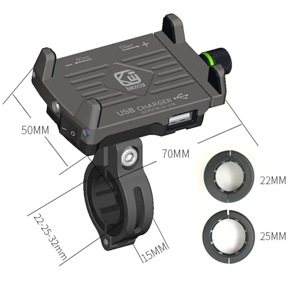 Мобильный телефон с ЧПУ держатель на руль мотоцикла GPS крепление USB зарядным