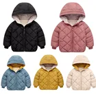 Детское вельветовое пальто на осень и зиму, теплая верхняя одежда для мальчиков и девочек, 2021