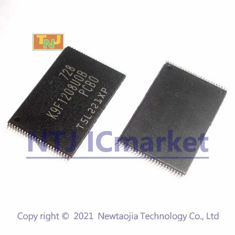 10 шт. K9F1208U0B-PCB0 TSSOP-48 K9F1208U0B 64M x 8 бит ИС флэш-памяти NAND чип | Электронные компоненты и