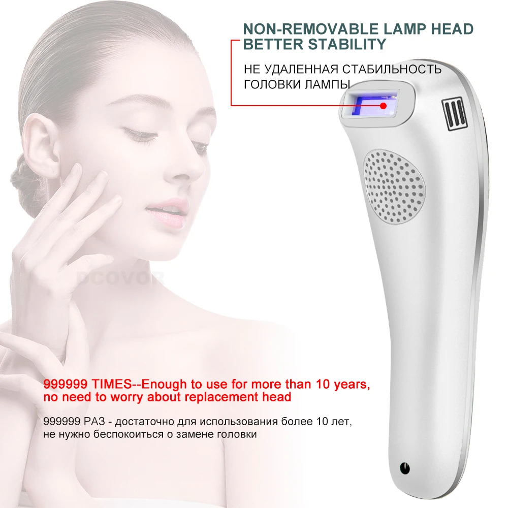 Лазерный эпилятор IPL для перманентного удаления волос в зоне бикини 990000 вспышек -