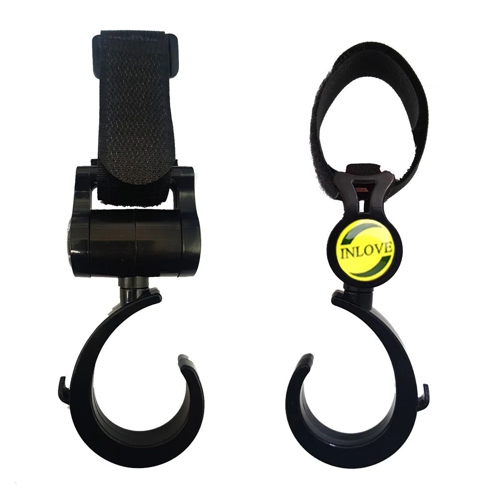 2 шт. аксессуары для коляски черный крючок хозяйственной сумки Багги крючки