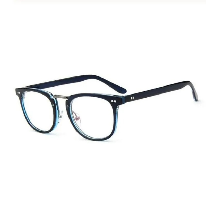 Ретро очки с заклепками оправа мужской и женский оптический для очков