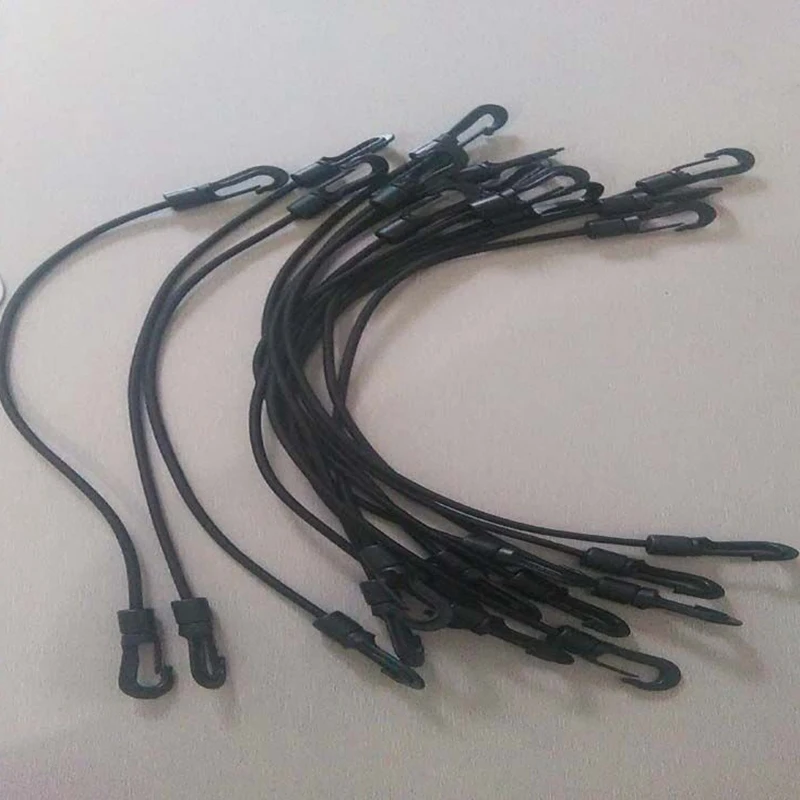 

Kayaking Accessories Kayak Canoe Paddle Belt Traction Rope Safety Rope Double Hook Set