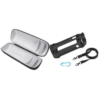 eva hard case for jbl pulse 4 speaker carry storage case baggray for jbl pulse 4 silicone protective sleeve