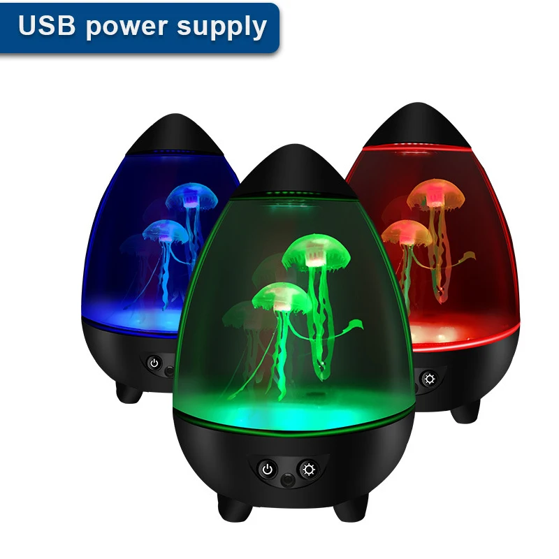 Светодиодная лампа в виде медузы ночсветильник стиле Фэнтези лава креативный