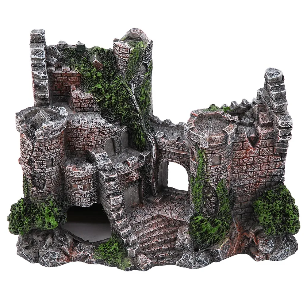 

Искусственная смола, скрытый домик, аквариумные украшения, украшение для аквариума, лучше украсит Ваш аквариум 7,48X5,51X3,15 дюймов