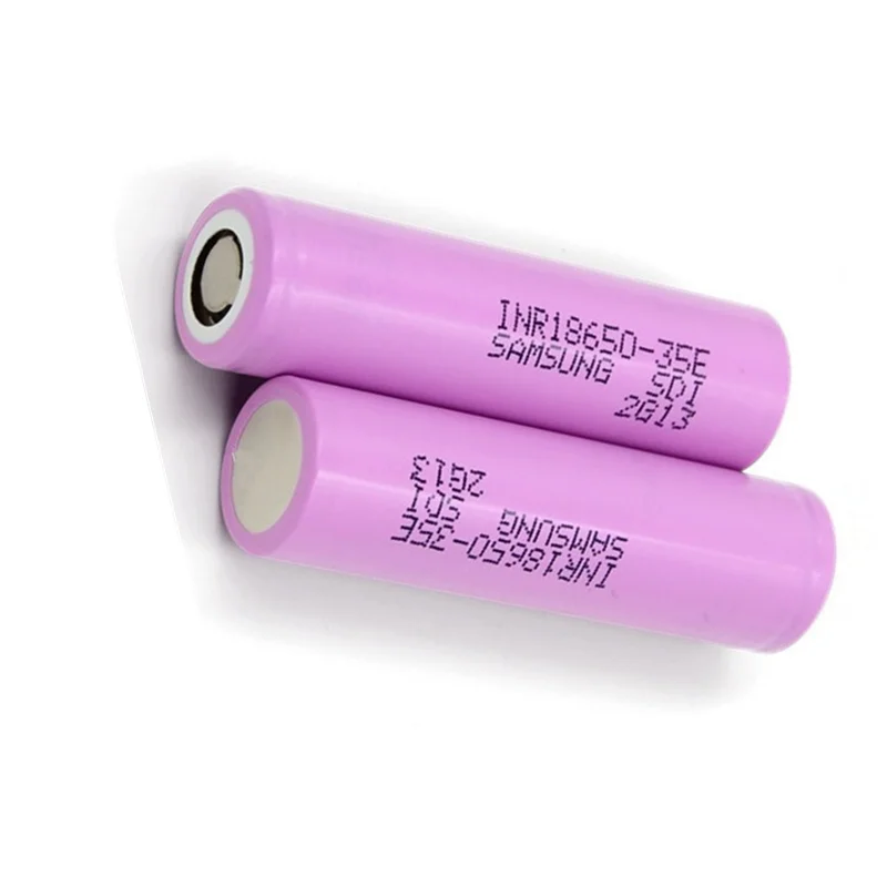 

10pcs 100%Original made in Korea 18650 3500mAh 20A discharge INR18650-35E 3.7v 18650 battery rechargable Battery+free shipping
