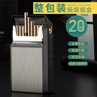 ms focus fine cigarette case 20pcs personalized interchangeable tungsten lighter cigarette case fine cigarette case
