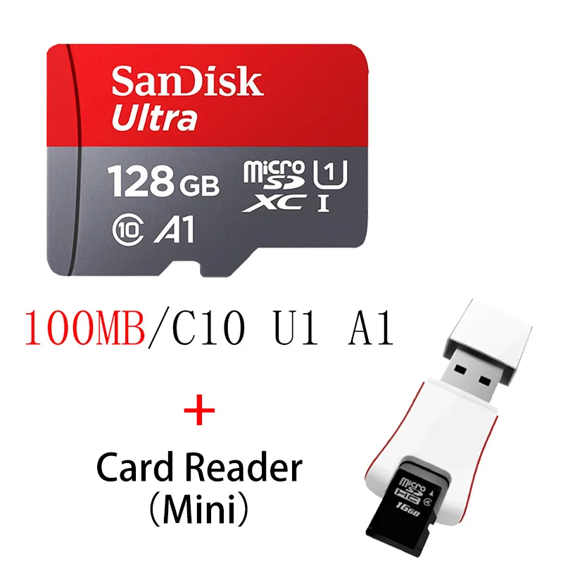 QUNC-128G-KT2-CA1001 Samsung 100 МБ/с. Micro SD карты 128 ГБ 32 ГБ 64 ГБ 256 г карты памяти Class10 U3 U1 flash TF карты MicroSD для телефона с мини SDHC SDXC - Емкость: QUNC-128G-KT2-CA1001