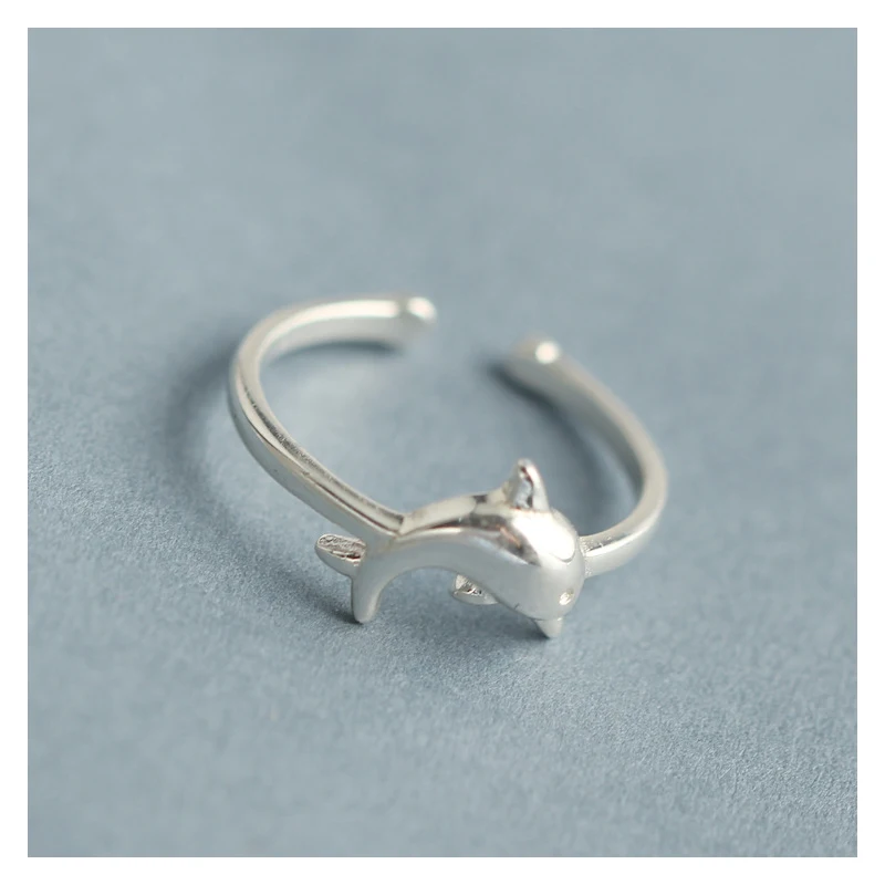 Женское кольцо ElfoPlataSi однотонное Открытое из настоящего серебра 925 пробы с