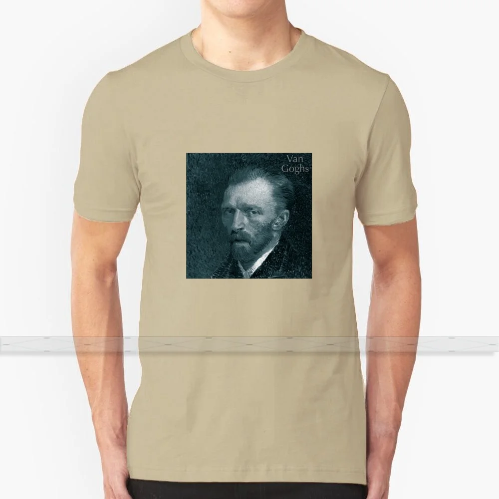Van Goghs для мужчин и женщин Мужская футболка с принтом футболки из 100% хлопка крутые