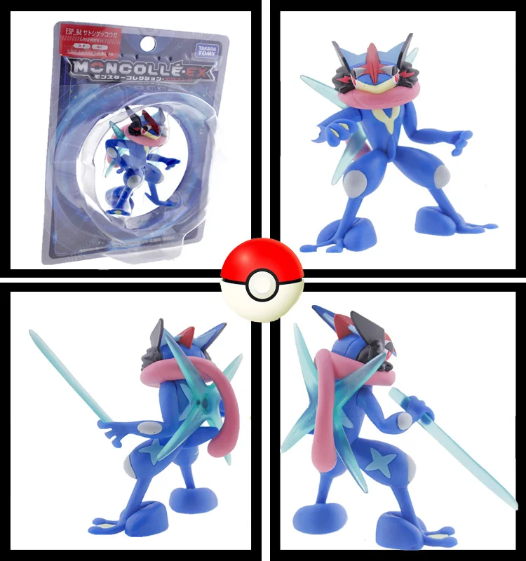 Takara tomy tomica moncolle ex pokemon figures greninja esp 04 Горячая Аниме Фигурка Волшебная digimon kids bauble diecast детские игрушки