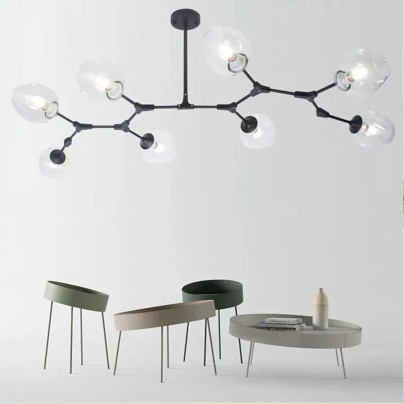 Nordic Vintage Chandelier Industrial Hanging lamp For Loft Dining Kitchen Stair Suspension Luminaire Modern Lighting | Освещение