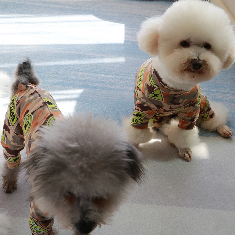 Комбинезон для собаки тонкий комбинезон из 100% хлопка одежда щенков защищает