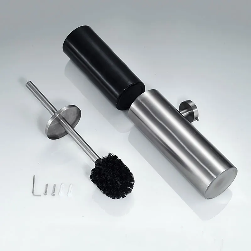 Настенный держатель для туалетной щетки COOANHO набор чистки туалета из нержавеющей