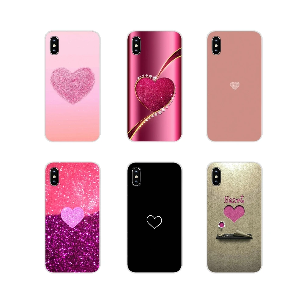 Кожаный чехол для мобильного телефона с сердечком прочный роскошный huawei G7 G8 P7 P8 P9