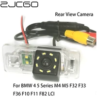 zjcgo hd ccd car rear view reverse back up parking night vision camera for bmw 4 5 series m4 m5 f32 f33 f36 f10 f11 f82 lci