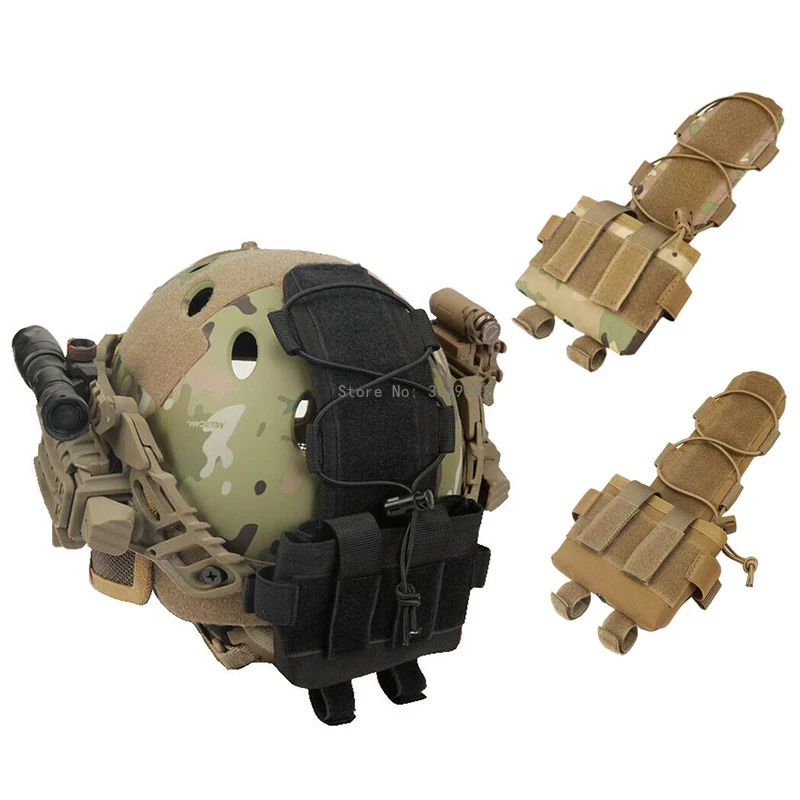 Тактический чехол MK2 для аккумулятора шлема страйкбола охоты камуфляжной