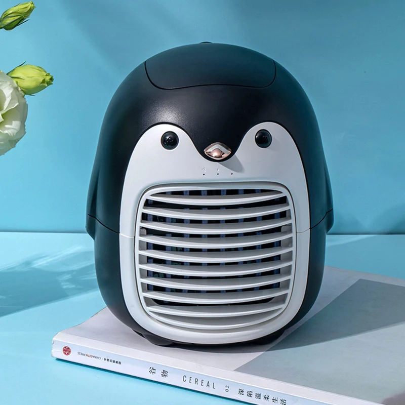 

Милый пингвин, воздухоохладитель, перезаряжаемый телефон, персональный кондиционер для дома, офиса, спальни TS1