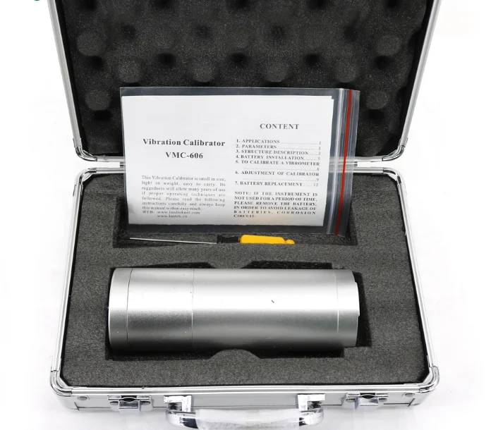 Виброкалибратор VMC606 работает при VMC 606 159 2 Гц|calibre|calibre 6 |