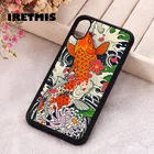 Чехол для телефона Iretmis 5 5S SE 2020, чехлы для iphone 6 6S 7 8 Plus X Xs Max XR 11 12 13 MINI Pro, мягкий силиконовый чехол из ТПУ с изображением рыбьего пруда