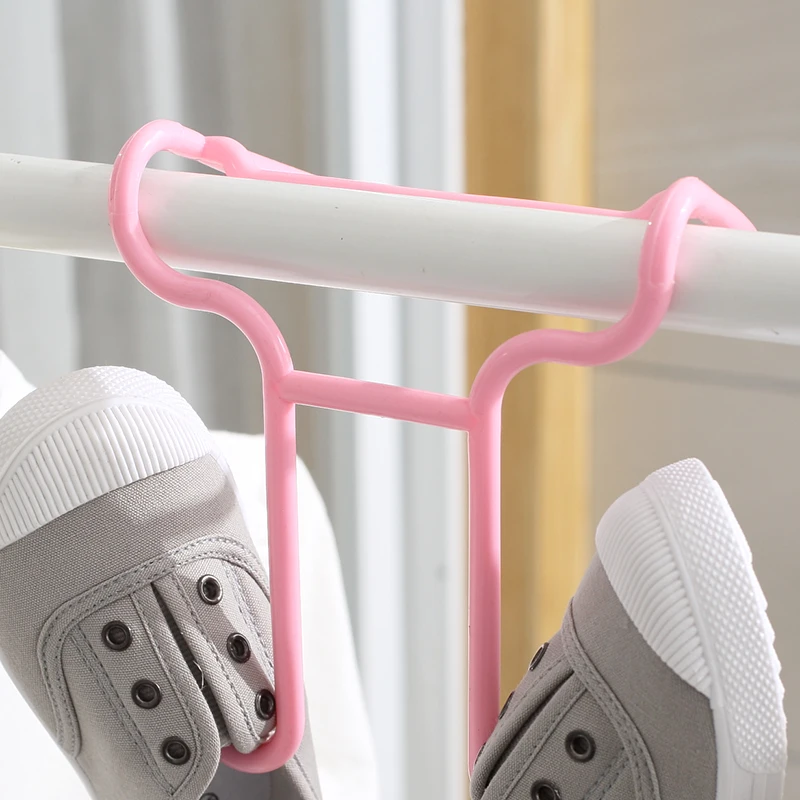 6 шт./компл. мульти-Функция Для детей обуви подвесной держатель стойки Полка для