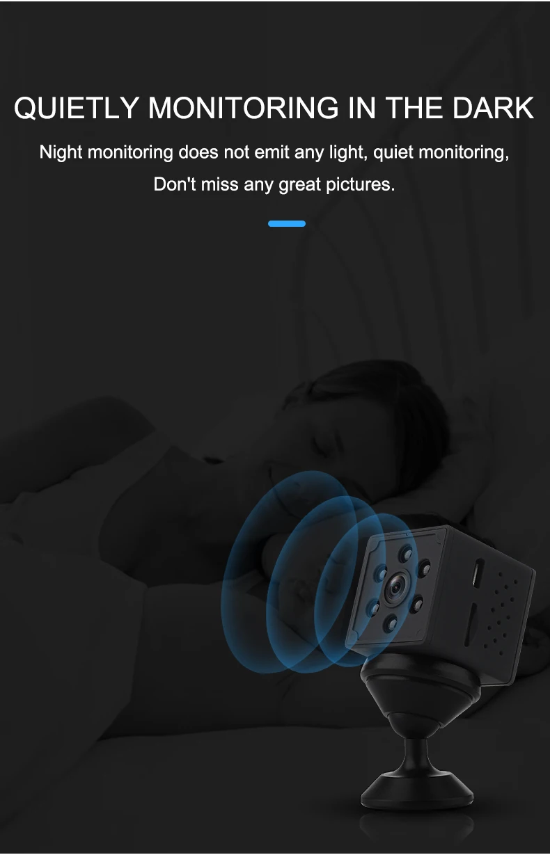 Wi Fi мини Камера Secret XD IP HD1080P Сенсор обнаружения движения камера Ночное видение