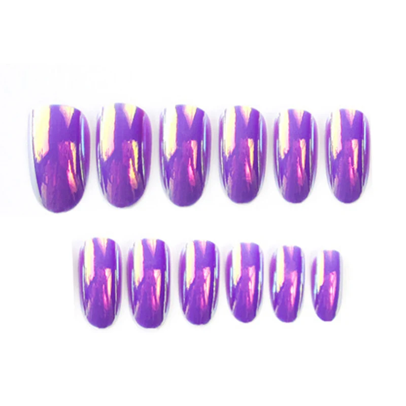 

24 Pcs Nail Tips Bright Full Cover Professional Nail Patch Tool Art for DIY Decoration CIN6 899