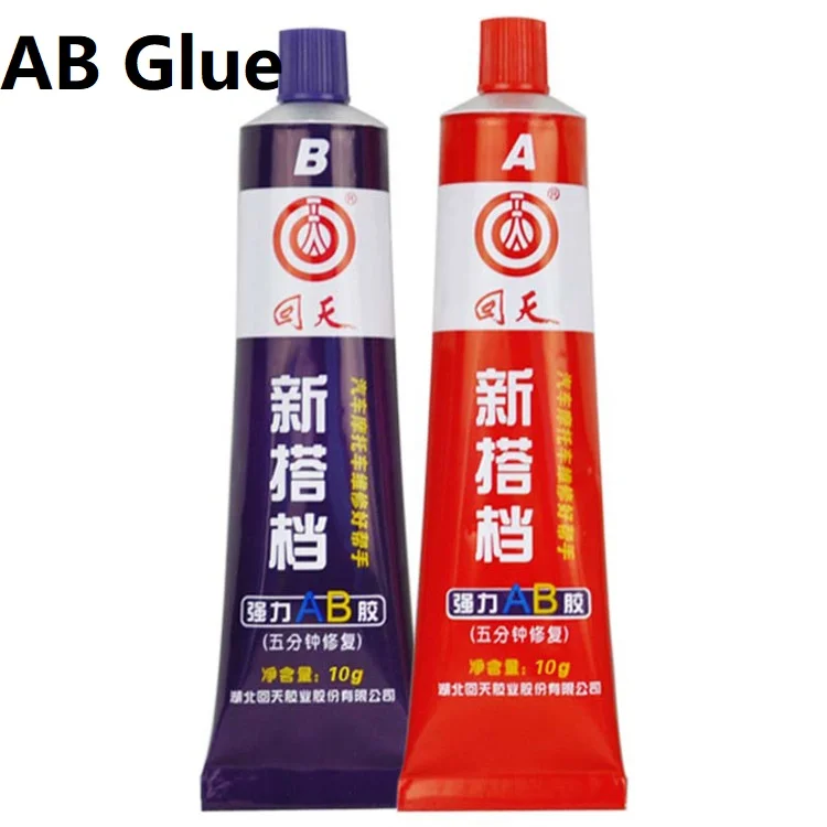 AB клей металл стекло пластик дерево керамика мрамор Быстросохнущий склеивающий