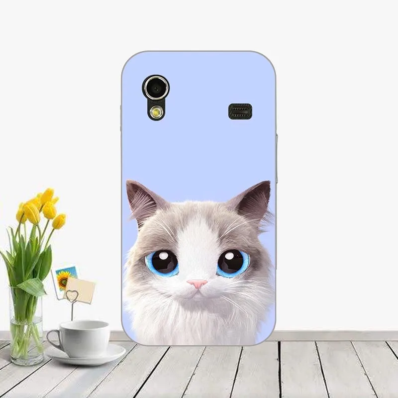 J18 Модный чехол с рисунком для samsung Galaxy Ace S5830i GT S5830 GT-S5830i чехол для телефона с изображением кота и пейзажем - Цвет: J18