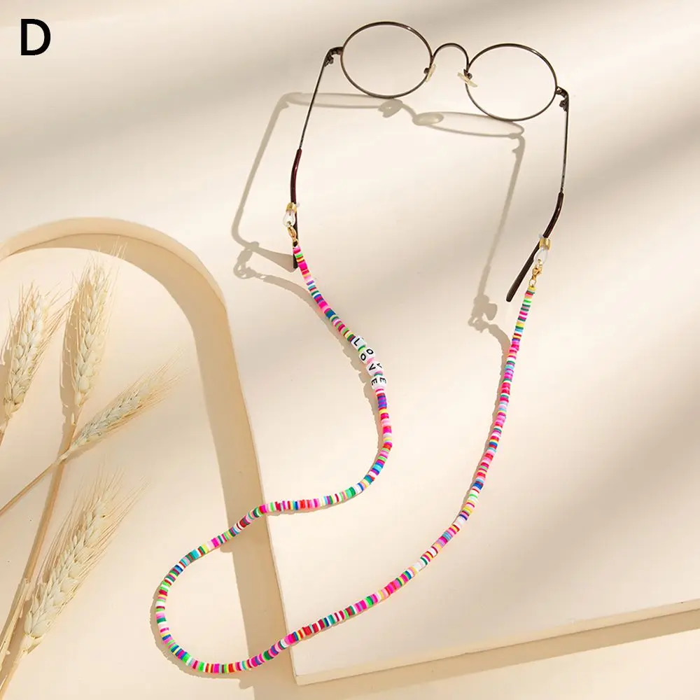 Разноцветная подвесная маска в виде мягкой керамики шнурок для очков аксессуары